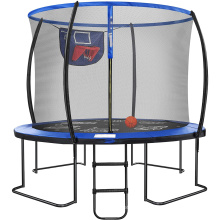 Trampoline antifall de jardin avec clôture de sécurité